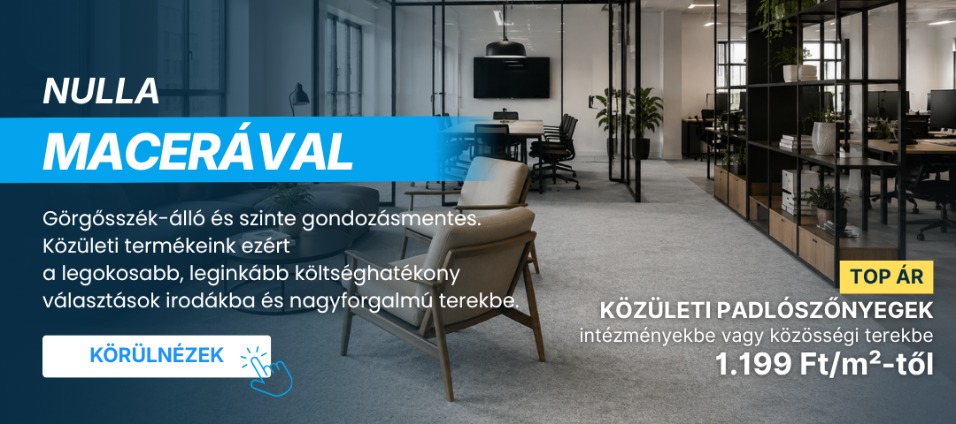 Padlószőnyeg irodába, munkahelyre