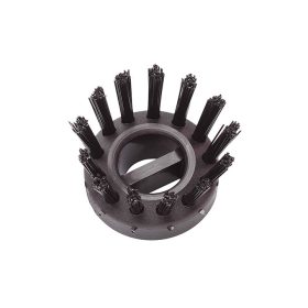 Lábtörlő kiegészítő "Domino", kefe, fekete