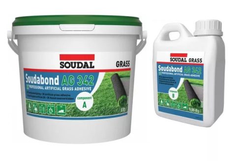 Műfű ragasztó, kétkomponensű, 6kg - (SOUDABOND AG 342 2K "A"+"B")