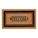 Lábtörlő, kókusz, "Coco Classic" Welcome, natúr, 40x70 cm