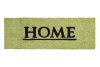 Lábtörlő, kókusz, HOME, lime, 26x75 cm