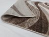 IBERIA szőnyeg, nyírt, barna, hullámos minta, 160x230