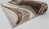 IBERIA szőnyeg, nyírt, barna, hullámos minta, 160x230