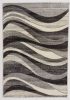 IBERIA szőnyeg, nyírt, szürke, hullámos minta, 120x170