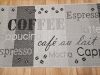 Konyhai szőnyeg "SISAL COFFEE" szürke, csúszásmentes, 80x200cm