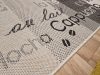 Konyhai szőnyeg "SISAL COFFEE" bézs, csúszásmentes, 80x200cm