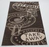 COFFEE szőnyeg, síkszövött, barna, konyhai, 80x150