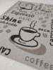 COFFEE szőnyeg, síkszövött, szürke, konyhai, 80x200