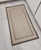 SISAL szőnyeg, síkszövött, bel/kültéri, bézs, 60x110