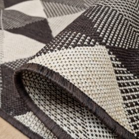 SISAL szőnyeg, síkszövött, (646) barna, 80x150