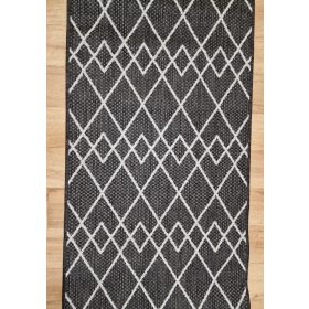 SISAL szőnyeg, síkszövött, (668) szürke, 140x200