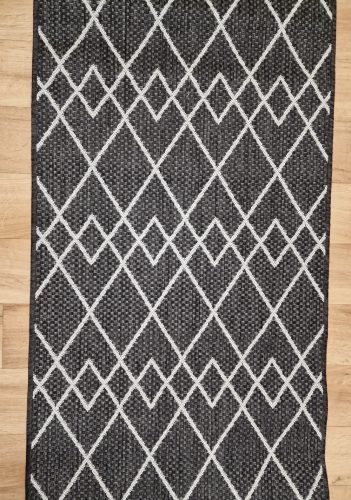 SISAL szőnyeg, síkszövött, (668) szürke, 200x290