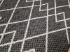 SISAL szőnyeg, síkszövött, (668) szürke, 80x200