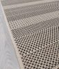 SISAL szőnyeg, síkszövött, bel/kültéri, csíkos, bézs, 80x200