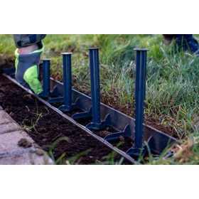   Leszúró tüske "BORDER" műanyag szegélyekhez, 23.5cm fekete