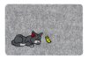 Lábtörlő, filc, "Flocky-Cat" 40x60cm