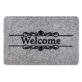 Lábtörlő, filc, "Flocky-Welcome" 40x60cm