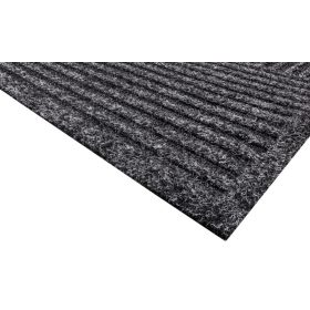   ZEPHYR filces antracit lábtörlő gumi hátoldallal, 60x90cm