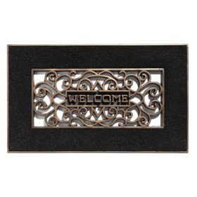   Különleges kókusz lábtörlő, "Mathara-Black" 45x75cm