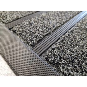   Lábtörlő, bordázott, "Bellini" antracit, 45x75cm