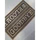 Modern gumi lábtörlő "Diamo-Welcome-Goodbye", 45x75cm