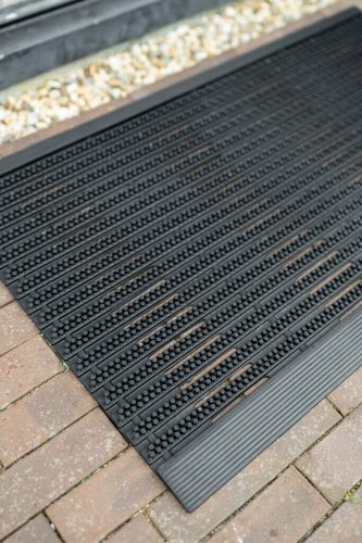 Erős, masszív, gumi lábtörlő "Rubber" 45x75 cm