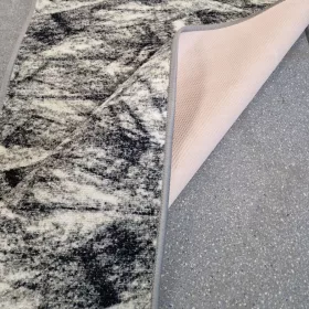 CARRARA futószőnyeg, márvány szürke, 80cm széles