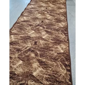 CARRARA futószőnyeg, márvány barna, 80cm széles