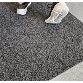   Lábtörlő tekercs, "Dimension" antracit, műanyag tüskés, kaparó, sárleszedő, 100cm széles tekercs