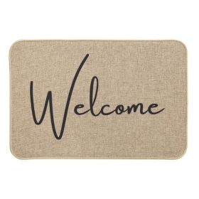   Lábtörlő, szegett, gumis hátoldal, "Arcade-Welcome" 40x60cm