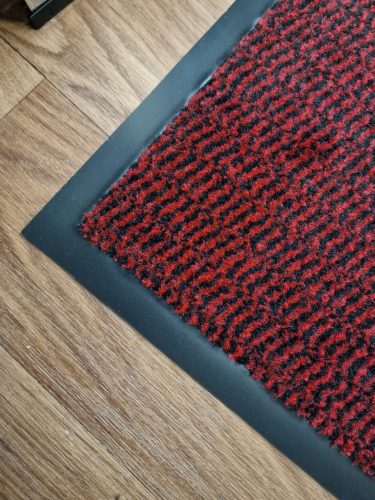 RAMBO bordó lábtörlő, nedvszívó, gumi hátoldal, 60x90cm