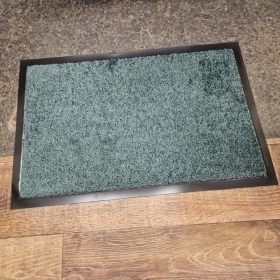   Gépben mosható lábtörlő "Twister" zöld 60x180cm