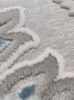 GENESIS viszkóz szőnyeg, 3D felületű, virágos, kék, 200x290