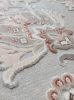 GENESIS viszkóz szőnyeg, 3D felületű, virágos, lazac szín, 65x110