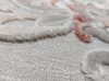 GENESIS viszkóz szőnyeg, 3D felületű, virágos, lazac szín, 200x290