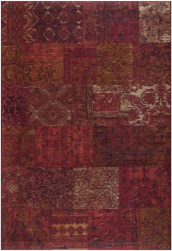 CALI pamut-zsenília szőnyeg, bordó, 70x140