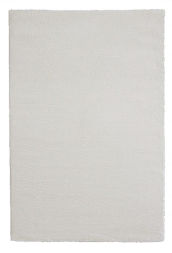 LUCY szőnyeg, puha, hosszú szálú, fehér, 160x230