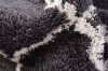 HATIA szőnyeg, puha, hosszú szálú, szürke fehér, 120x180