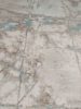 QAZAR akril szőnyeg, puha, 3D felületű, kék, 70x140