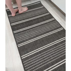 SISAL szőnyeg, síkszövött, (973) szürke, 60x110