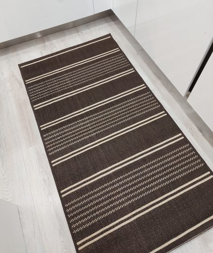 SISAL szőnyeg, síkszövött, (973) barna, 140x200