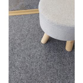 OXFORD erős ipari filc padlószőnyeg, szürke, 400cm