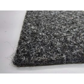 INDIANA fekete tűfilc, irodai padlószőnyeg, 200cm