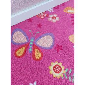 PILLANGÓS padlószőnyeg gyerekszobába, 400cm