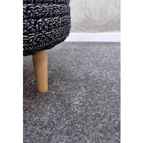   VERMONT selymes, fényes, szürke padlószőnyeg, prémium, thermo, 400cm   (SATINO)