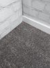 VERMONT selymes, fényes, szürke padlószőnyeg, prémium, thermo, 400cm   (SATINO)
