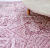KANSAS rózsaszín padlószőnyeg, 400cm