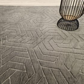 HARMONY bársonyos szőnyeg, antracit, 80x150