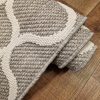 Boucle bel-,kültéri szőnyeg, síkszövött, puha, szürke, 120x170cm