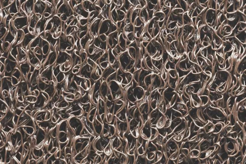 Spagetti hurokszálas lábtörlő "BROWN", 120 cm széles tekercs